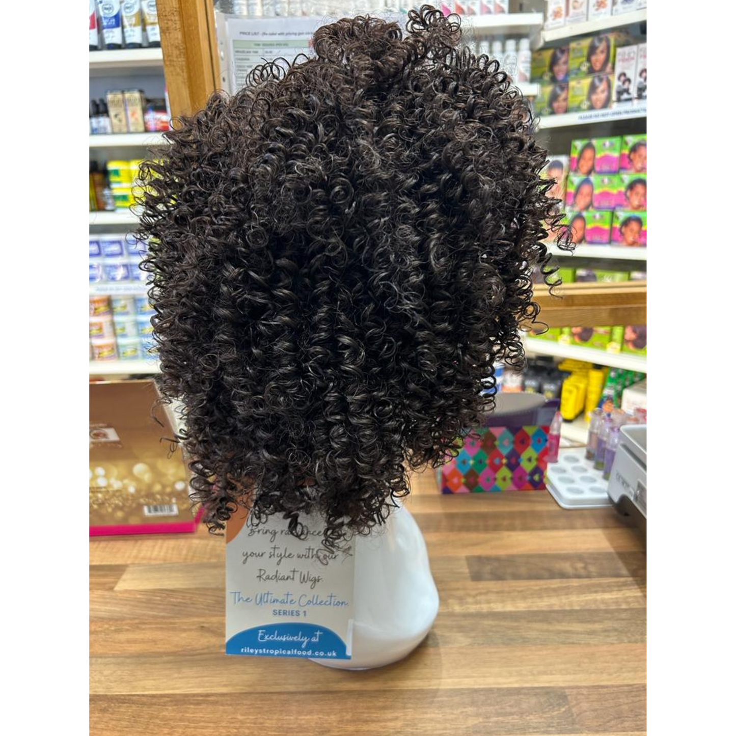 Cookie - 14" Curly Synthetic Wig - Brown
