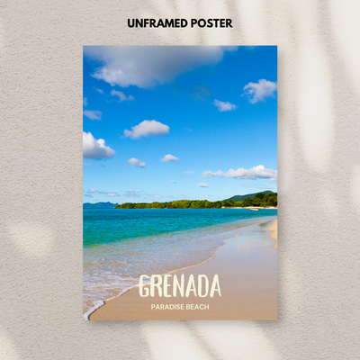 Grenada - Paradise Beach Poster Print