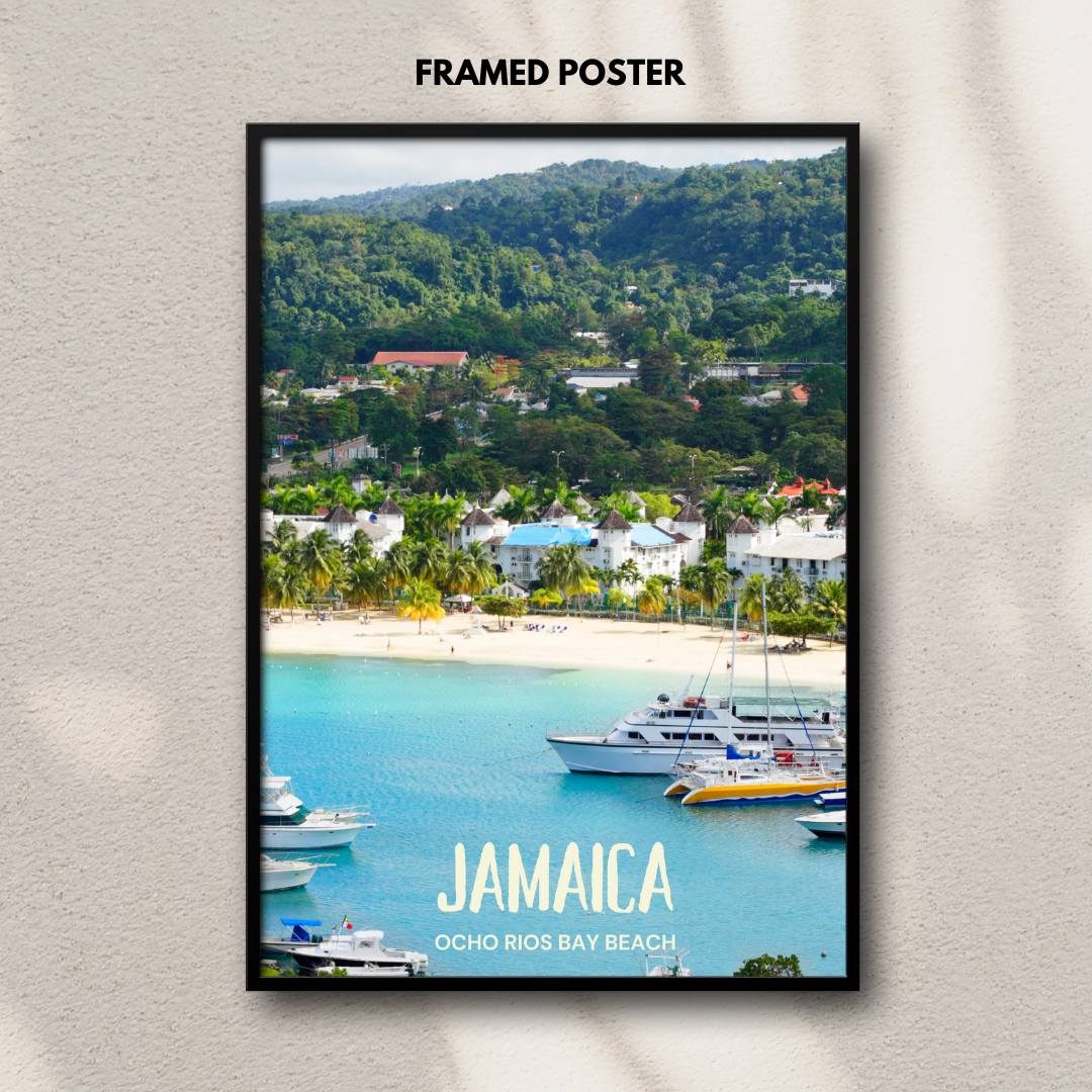 Jamaica - Ocho Rios Bay Beach Poster Print