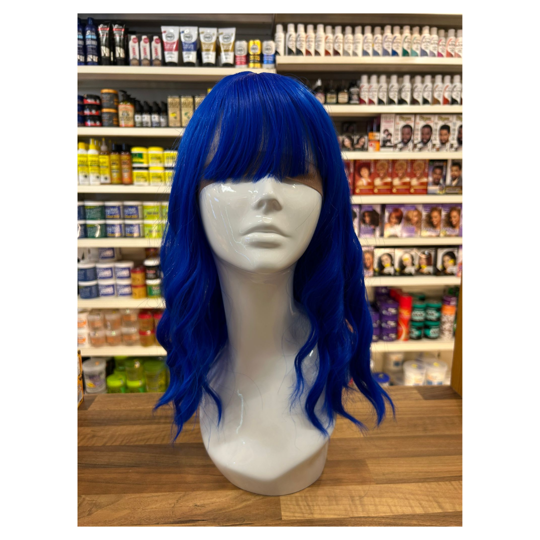 Azure -15" Body Wave Synthetic Wig - Blue