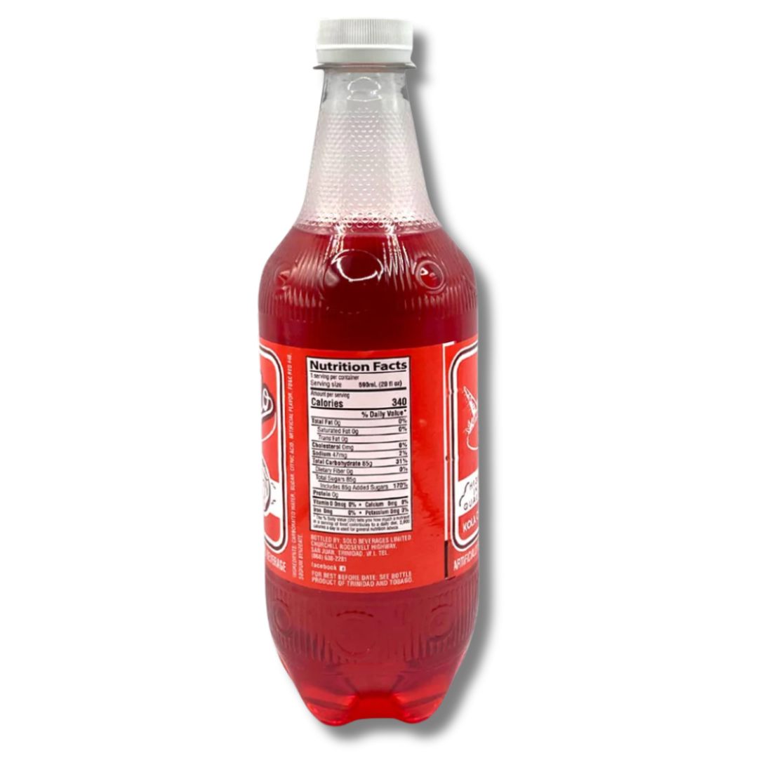 Large Solo Drink - Kola Champagne 590ml Trinidad & Tobago Imported Drinks