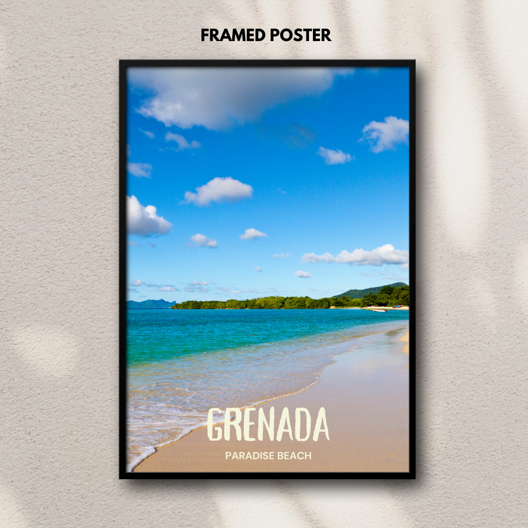 Grenada - Paradise Beach Poster Print