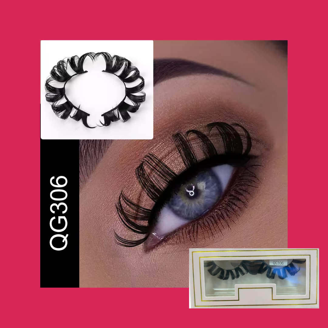Curl Fluffy Faux Mink Russian Strip Eyelashes