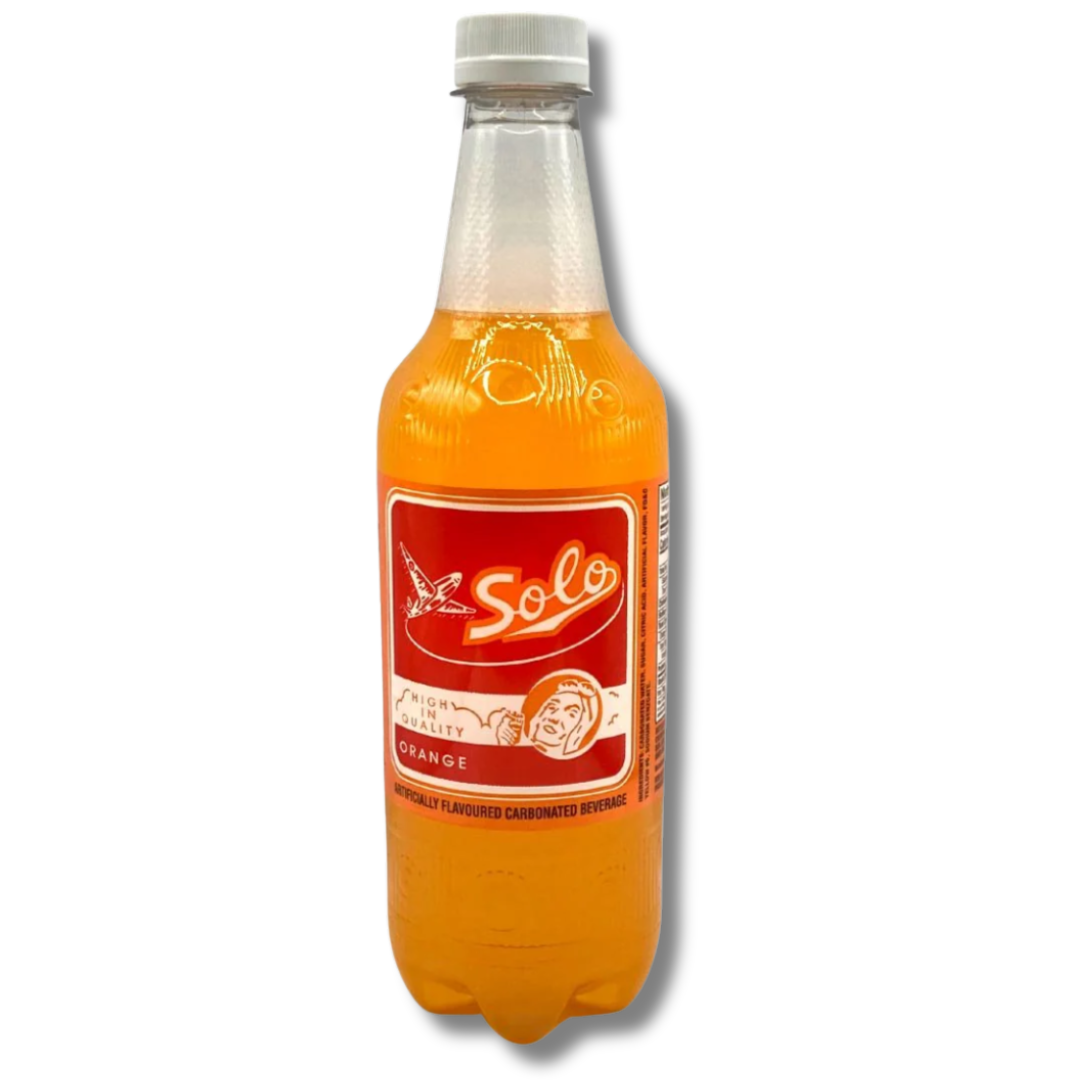 Large Solo Drink - Orange 590ml Trinidad & Tobago Imported Soft Drink