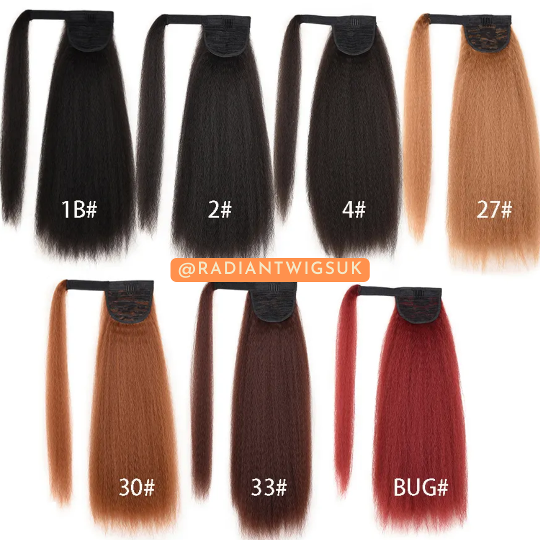 Yaki Straight Synthetic Ponytail - 22'