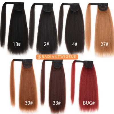 Yaki Straight Synthetic Ponytail - 22'