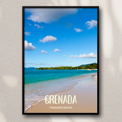 Grenada - Paradise Beach Poster Print