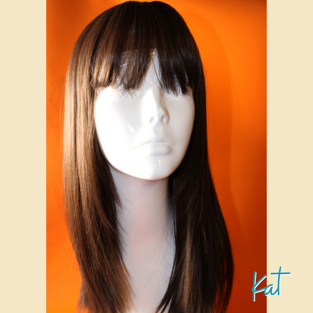 Kat - 18' - Straight Synthetic Wig - Brown