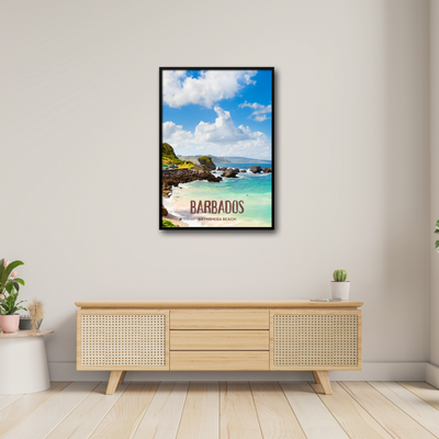 Barbados - Bathsheba Beach Poster Print