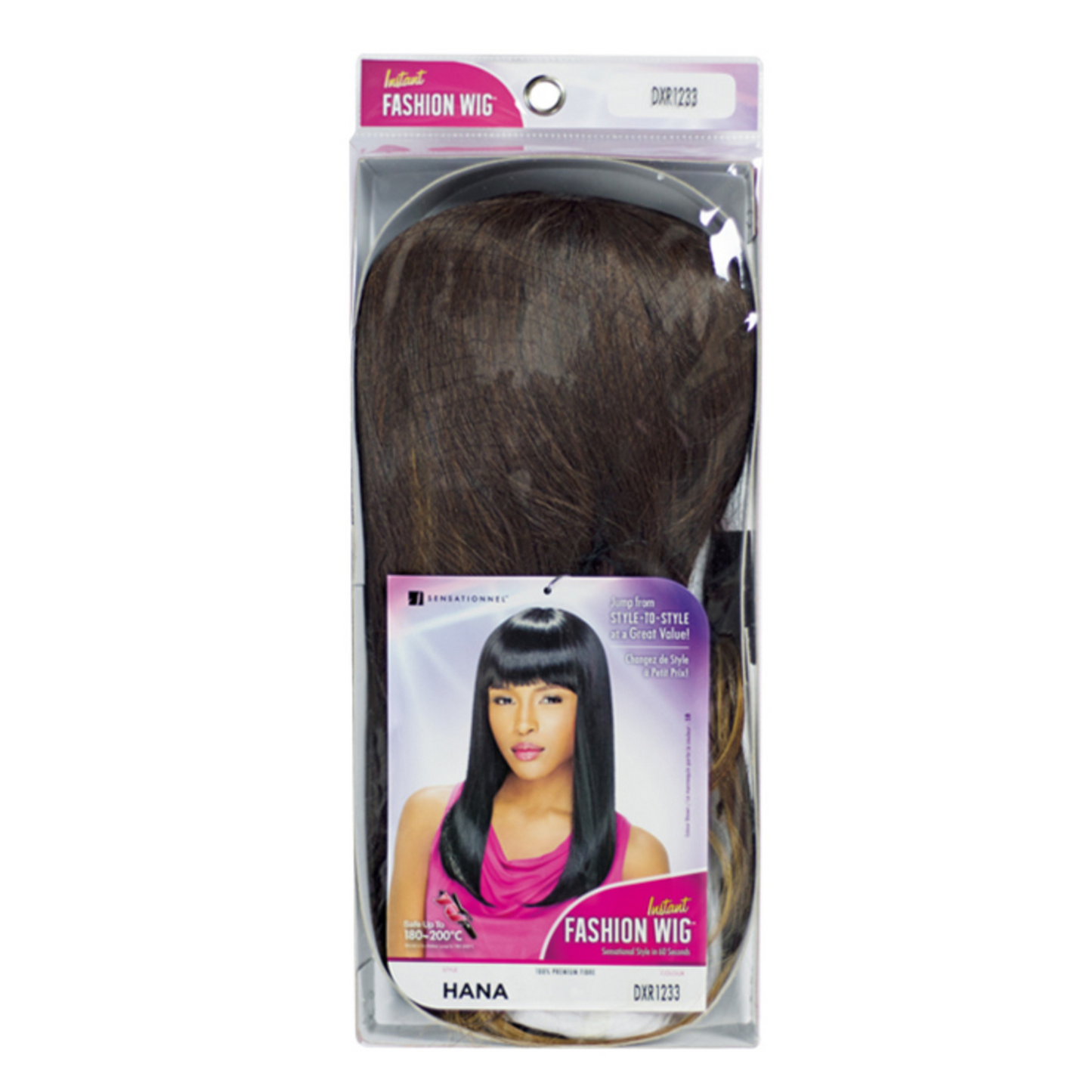 Sensationnel Instant Fashion Synthetic Wig - Hana - 1B Black