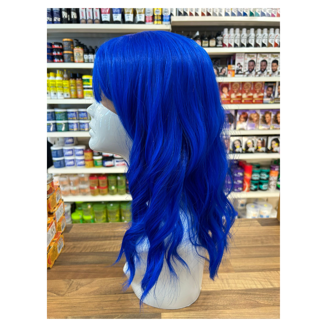 Azure -15" Body Wave Synthetic Wig - Blue