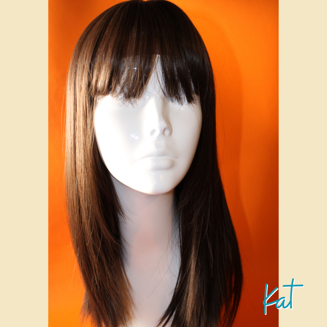 Kat - 18' - Straight Synthetic Wig - Brown