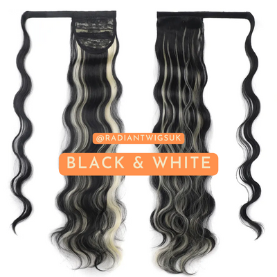 Body Wave Wrap Around Synthetic Ponytail - 24"
