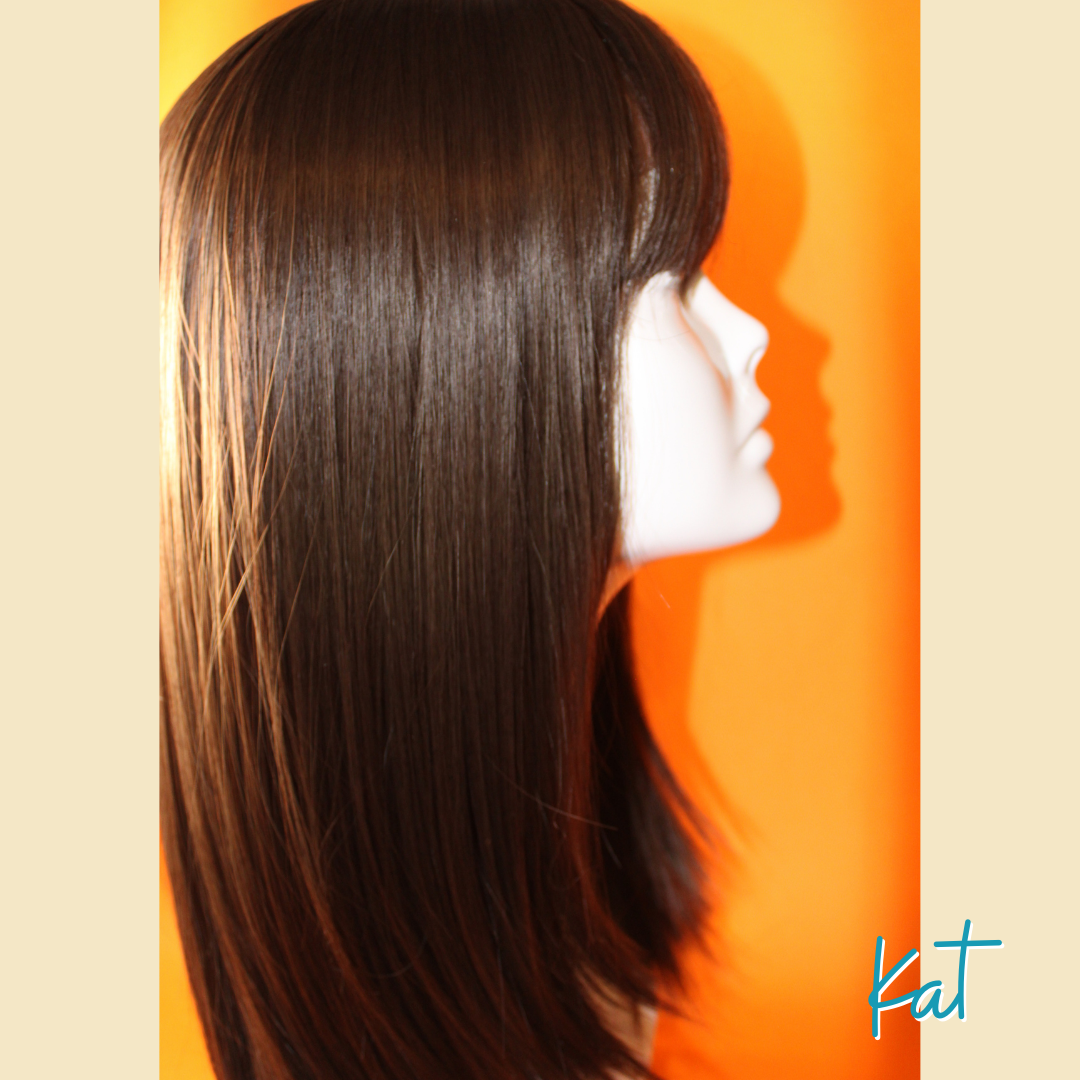 Kat - 18' - Straight Synthetic Wig - Brown