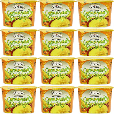 Grace Instant Cornmeal Porridge 60g (12 Pack)