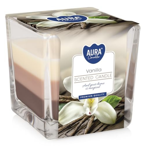 Aura Candles - Vanilla Scented Candle 170g
