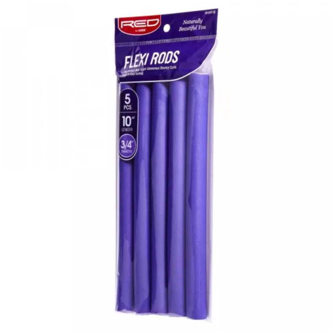 Red by Kiss Flexi Rods (Purple) 10" - 5pcs (HRF18)