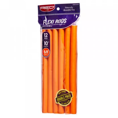 Red by Kiss Flexi Rods (Orange) 10" - 12pcs (HRF16VP)
