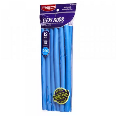 Red by Kiss Flexi Rods (Blue) 10" - 12pcs (HRF15VP)