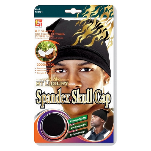 BT Spandex Skull Cap - Black #21401