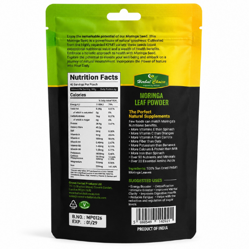 Herbal Choice Moringa Leaf Powder 100g