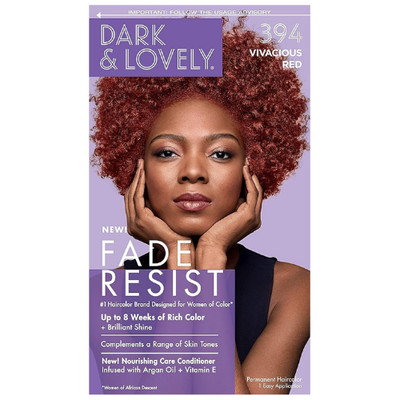 Dark & Lovely Fade Resist Hair Colour - Vivacious Red 394