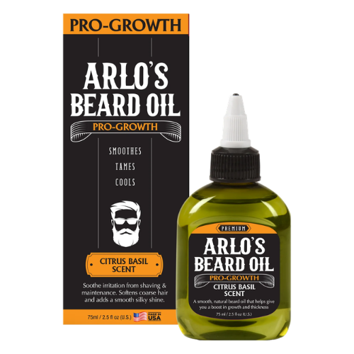 Arlo's Pro Growth Beard Oil - Citrus Basil Scent 75ml