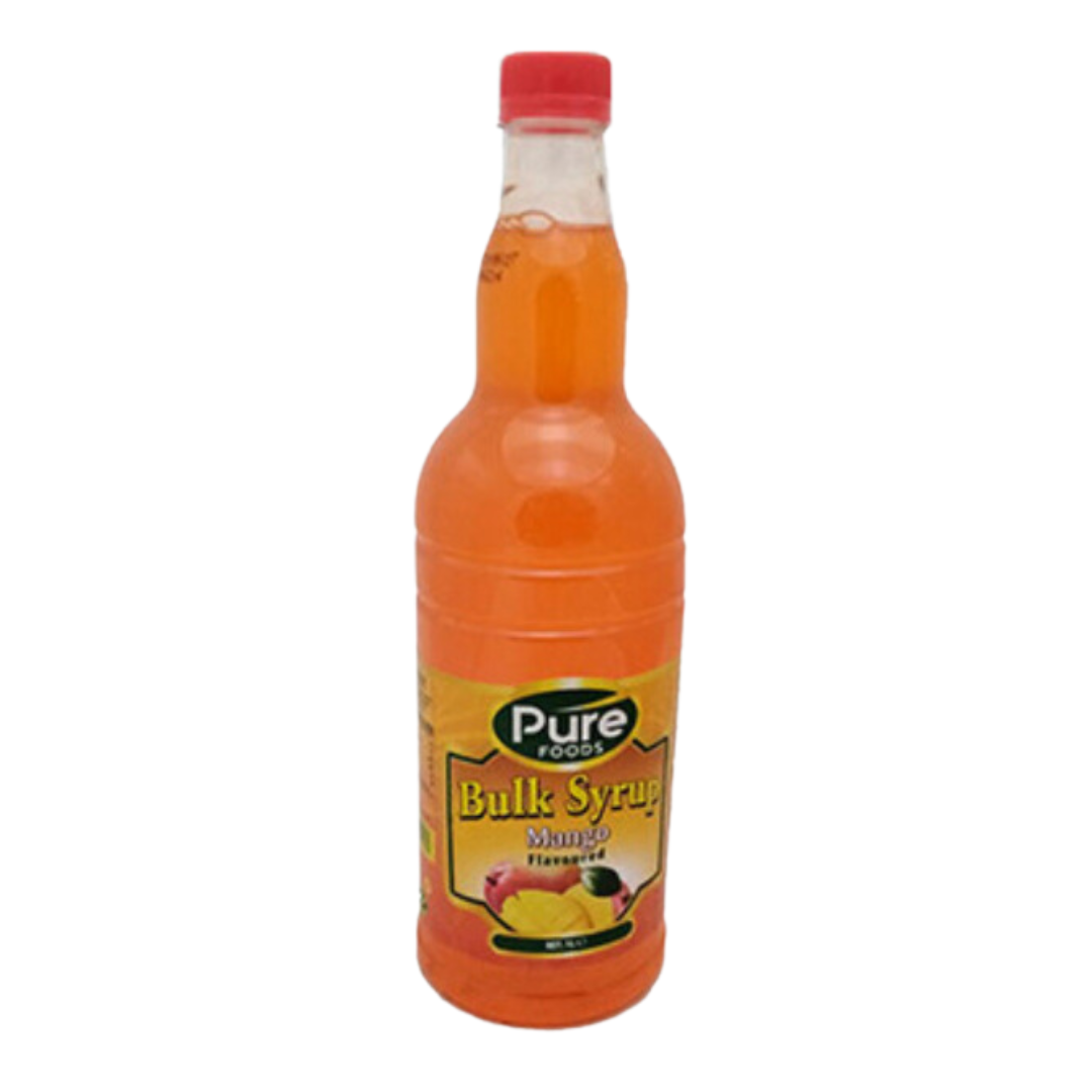 Pure Foods Bulk Syrup - Mango Flavoured 1L