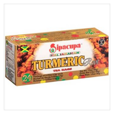 Sipacupa Turmeric Roots Herbal Tea - 24 Tea bags