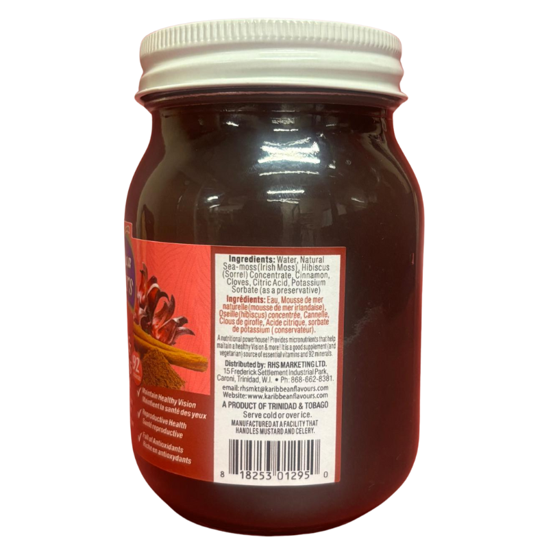 Karibbean Flavours Health & Wellness Sea Moss Gel 460g