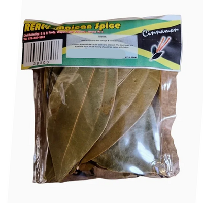 Real Jamaican Spice - Cinnamon Leaves 10g Approx