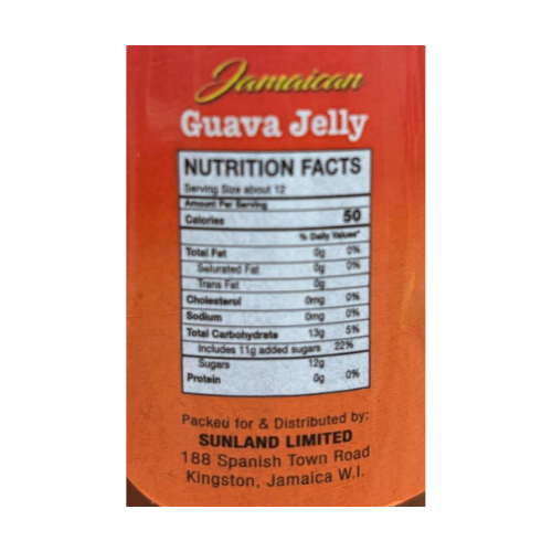 Sunland Jamaican Guava Jelly 280g