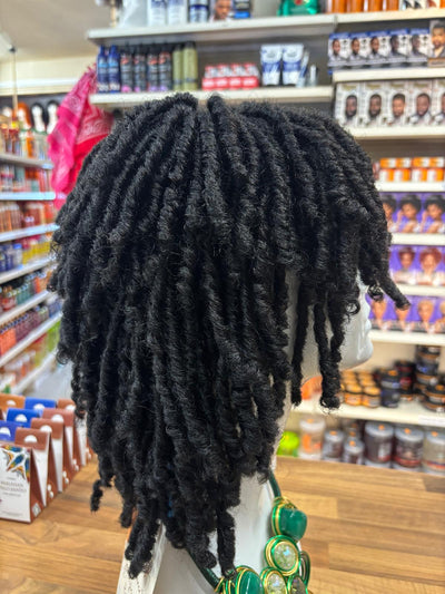 Tyra 3 - 10", Dreadlock Synthetic Wig - Black