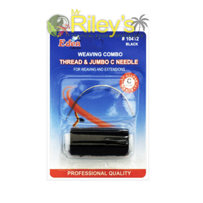 Eden Jumbo Weave Combo, Jumbo C Needle & Black Thread #10412