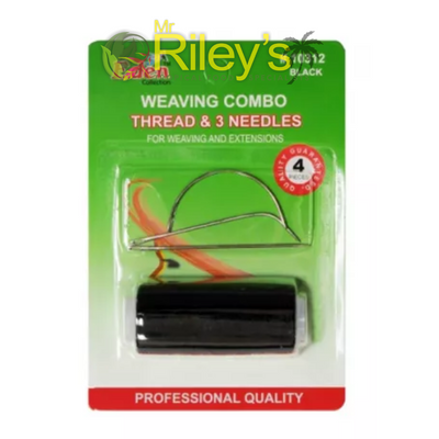 Eden Weaving Combo, Black Thread & 3 Needles #10312