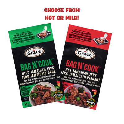 Grace Bag N Cook Jamaican Jerk Dry Rub Seasoning 35g