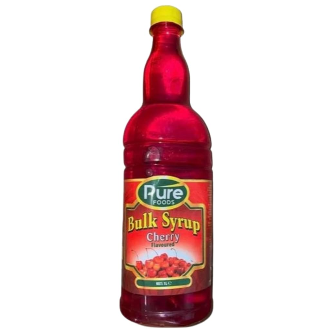 Pure Foods Bulk Syrup - Cherry 1L