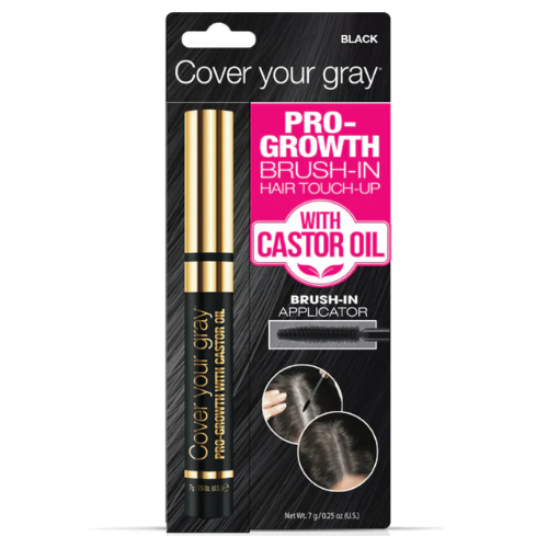 Cover Your Gray Pro-Growth Brush-In Hair Touch Up with Castor Oil 7g