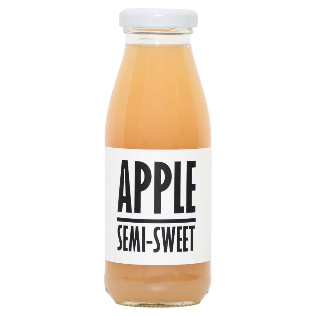 Semi-Sweet Apple Juice, 100% Fruit-Based 250ml