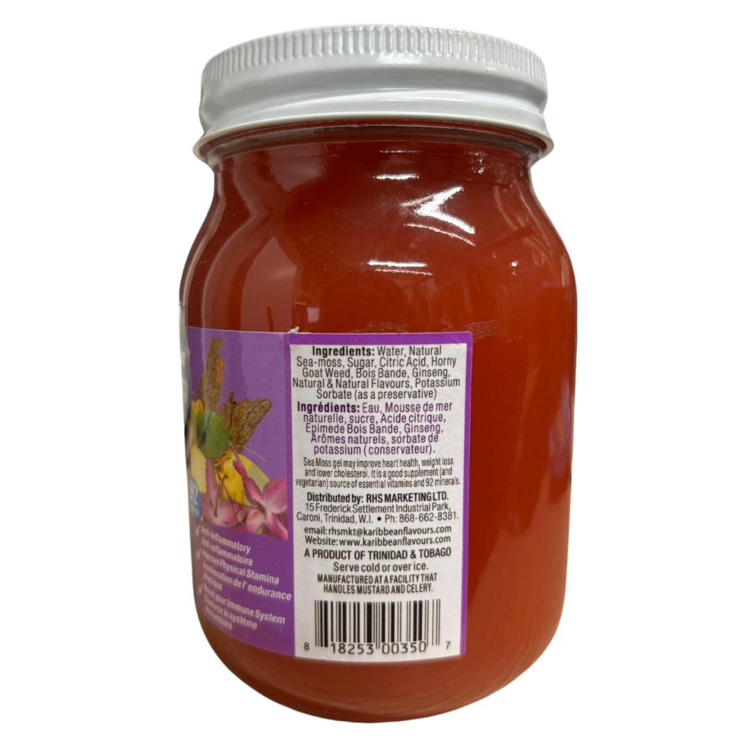 Karibbean Flavours Vitality + Sea Moss Gel 460g