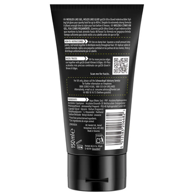 Got2B Ultra Glued Indestructible Styling Gel 150ml