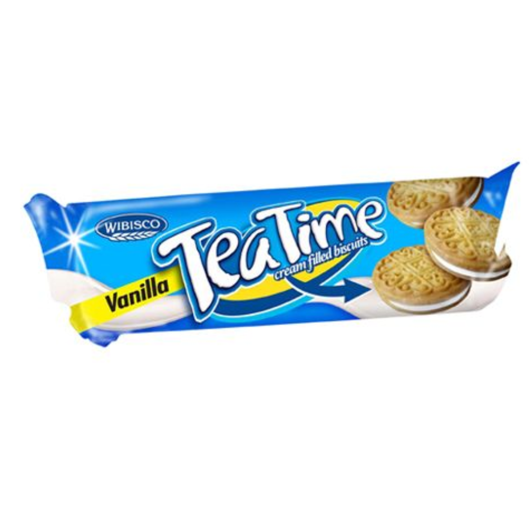Wibisco Tea Time Biscuits - Vanilla 110g