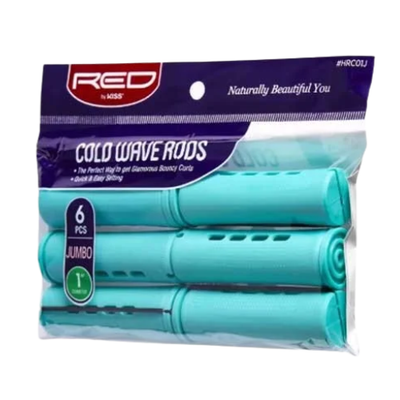 Red by Kiss Cold Wave Rods | Jumbo | 1" Diameter | 6pcs (HRC01J)