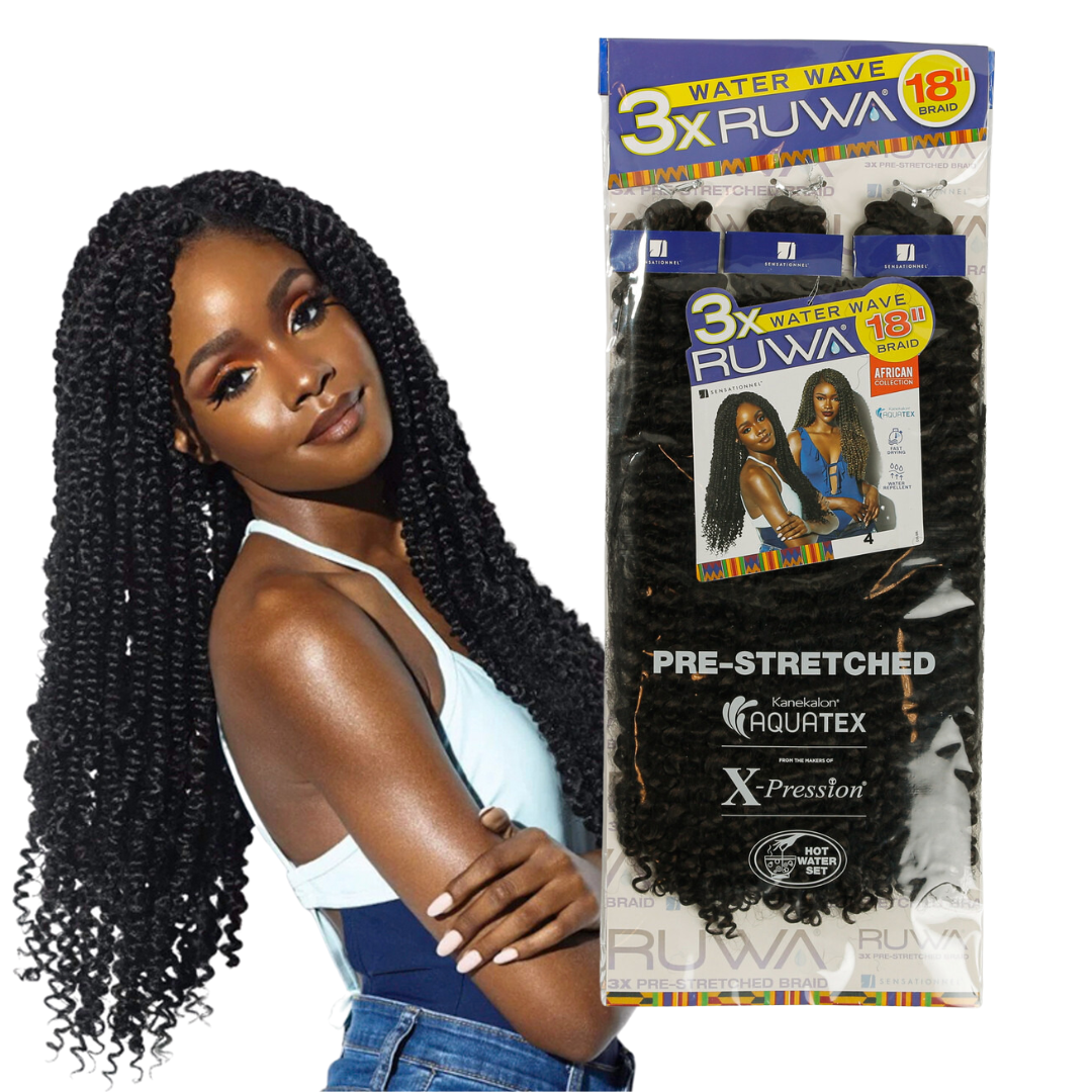 Sensationnel African Collection - Ruwa 3X Pre-Stretched Braid 18 – Cloré  Beauty