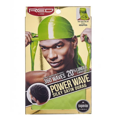 Power Wave Silky Satin Durag - Green