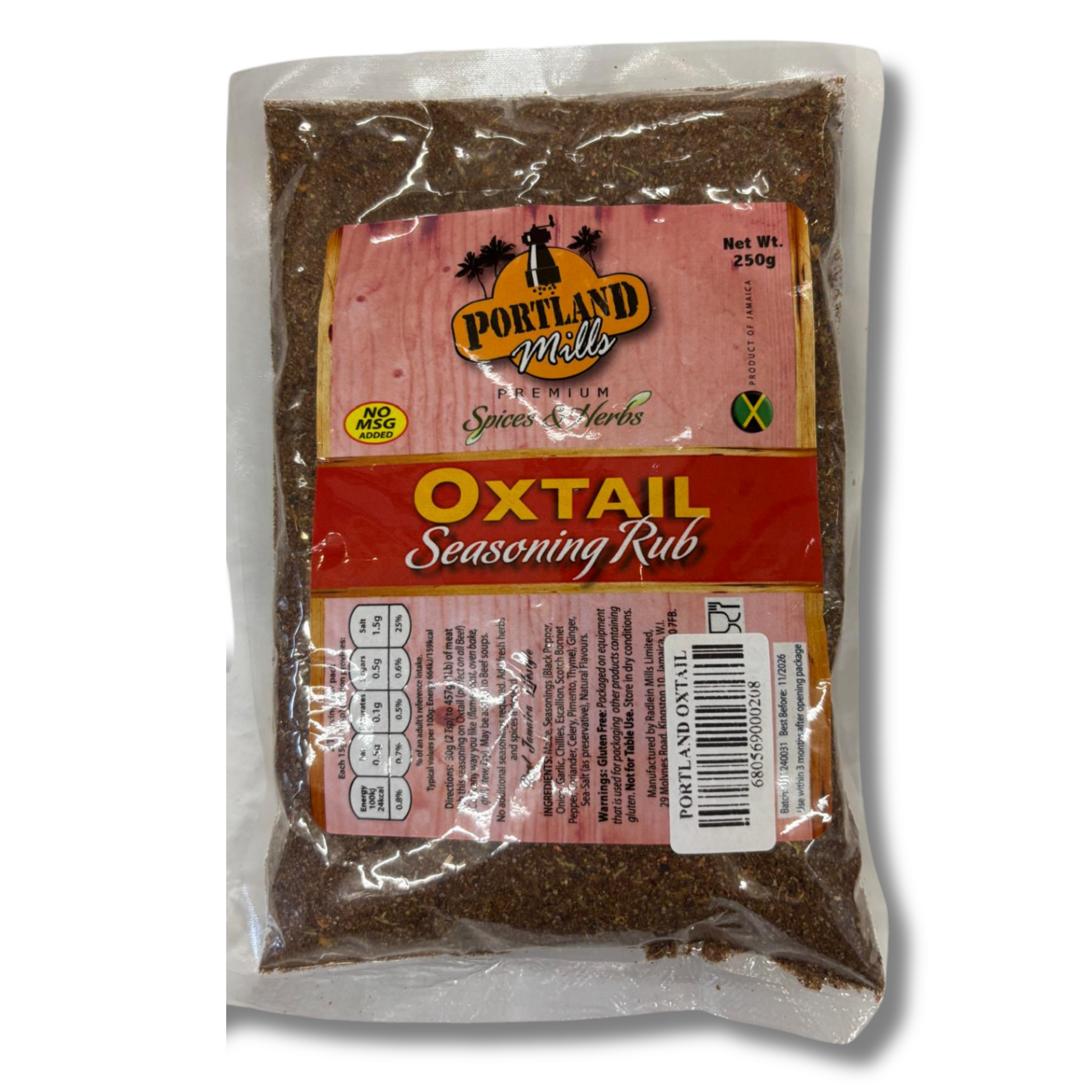 Portland Mills Oxtail Seasoning Rub 250g