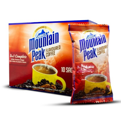 Jamaican Mountain Peak Cinnameg Coffee - 3 in 1 (10 Sachets)