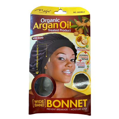 Magic Collection Organic Argan Oil Bonnet 3003BLA