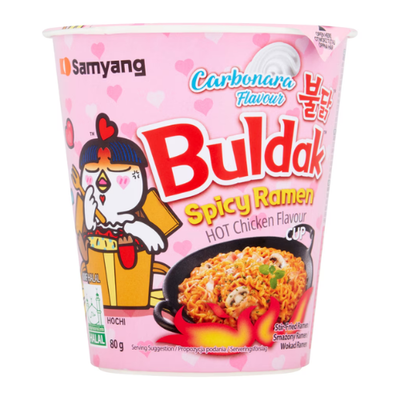 Samyang Buldak Carbonara Flavoured Noodle Cup 80g