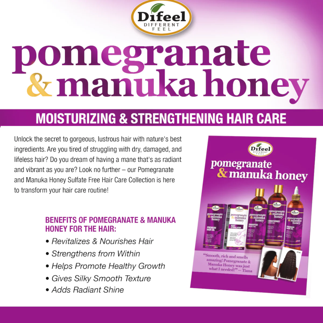 Difeel Pomegranate & Honey Conditioner 12oz